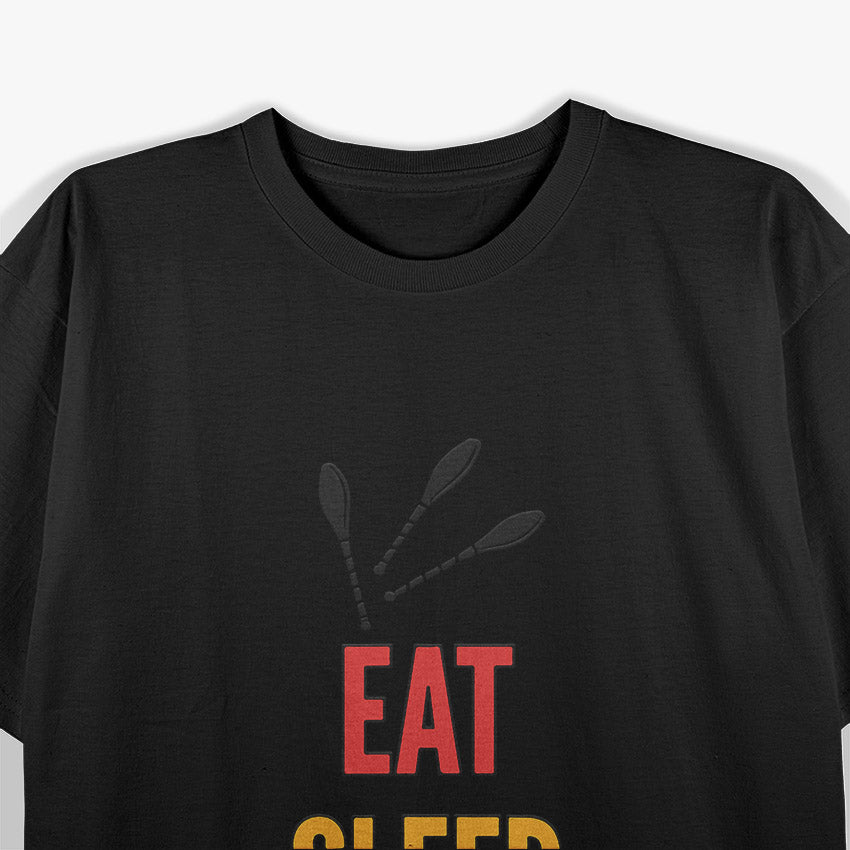 Juggling Lifestyle – Eat Sleep Juggle Repeat Graphic T-Shirt