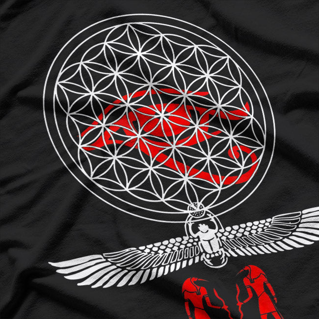 Egyptian Sacred Geometry Flower of Life T-Shirt