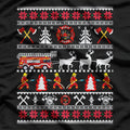 Firefighter Ugly Christmas Sweater T-Shirt