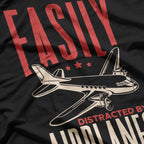 Easily Distracted by Airplanes T-Shirt