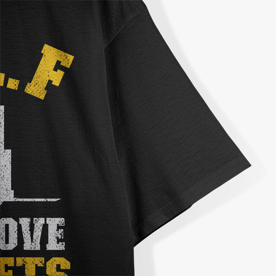 M.I.L.F Man I Love Forklifts Jokes Funny Forklift Driver T-Shirt