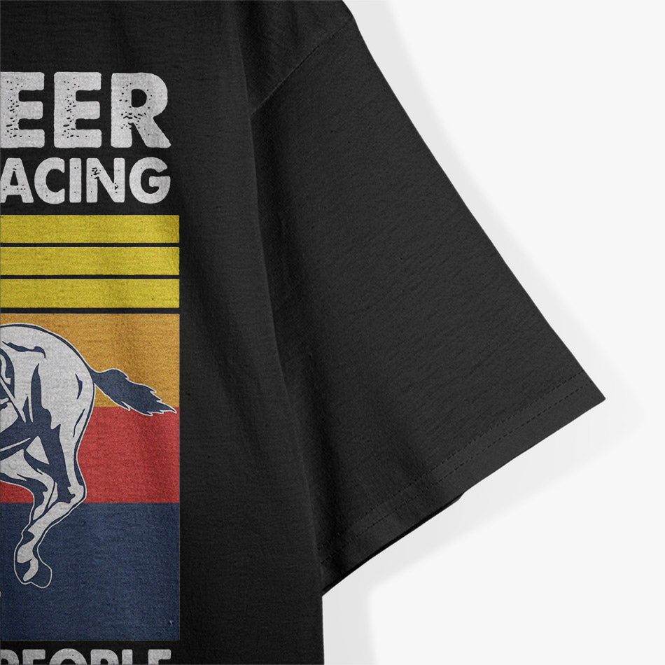 Maybe I Like Beer – Funny Vintage Retro Drinking Graphic T-Shirt