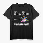 Old Pew Pew Mdafakas - Funny Gunslinger Humor T-Shirt
