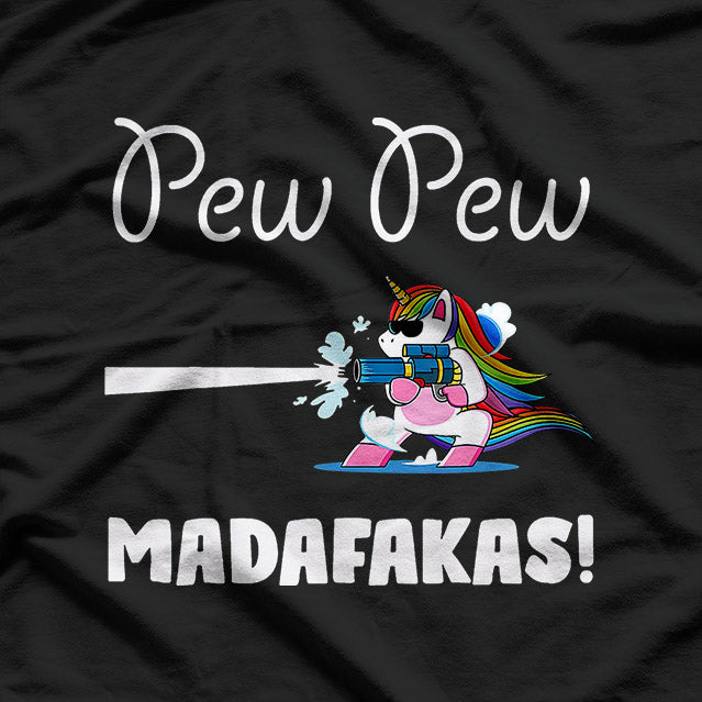 Old Pew Pew Mdafakas - Funny Gunslinger Humor T-Shirt