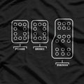 Save Manual Pedal Shift Diagram Car Racing T-Shirt