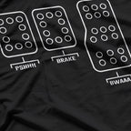 Save Manual Pedal Shift Diagram Car Racing T-Shirt
