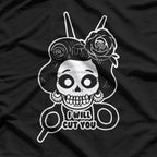 Funny Skull Calavera Day of the Dead Style Graphic T-Shirt