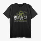 Area 51 Test Pilot: Top-Secret Flight Operations T-Shirt