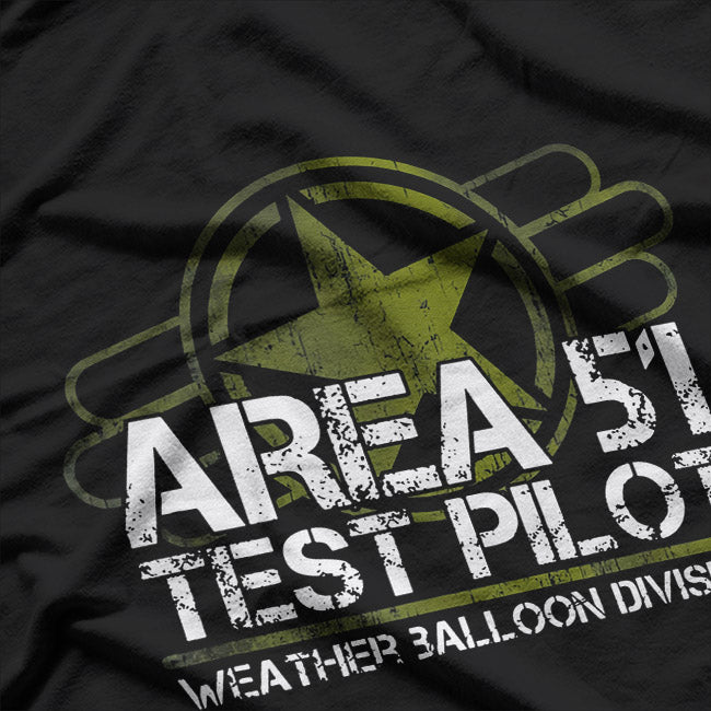 Area 51 Test Pilot: Top-Secret Flight Operations T-Shirt
