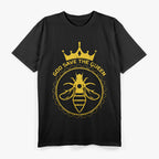 God Save The Queen Bee Funny Pun T-Shirt