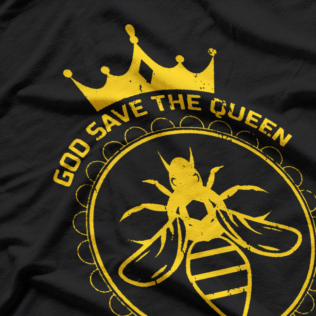 God Save The Queen Bee Funny Pun T-Shirt