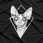 Black Metals, Sphynx Cat Death Metal Goth T-Shirt