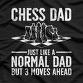 Funny Chess Dad – Checkmate Strategy Player Humor Love T-Shirt
