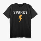 Electrician Gift Funny Sparky Nickname Lightning Bolt T-Shirt