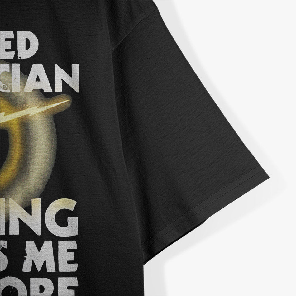 Funny Electrician Retirement Gift Humor Graphic T-Shirt