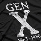 Gen X 1965–1980 We Don’t Care Funny Retro Humor Graphic T-Shirt
