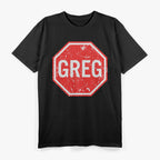 Funny Stop Sign Parody Graphic T-Shirt