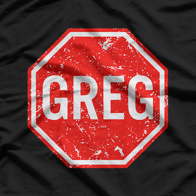 Funny Stop Sign Parody Graphic T-Shirt