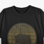 Vintage Vietnam War  Retro Military Helicopter Combat  T-Shirt