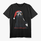 Magpie Christmas Art – Festive Winter Bird Holiday Love T-Shirt
