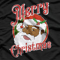 Black Merry Christmas - Bold and Funny Holiday Humor T-Shirt