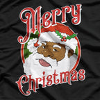 Black Merry Christmas - Bold and Funny Holiday Humor T-Shirt