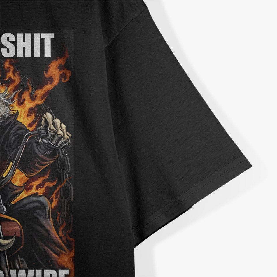 Born to Shit, Forced to Wipe - Funny Meme T-Shirt