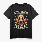 Deadlift Vintage Circus Strongman Gym Workout T-Shirt