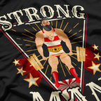 Deadlift Vintage Circus Strongman Gym Workout T-Shirt