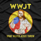 What Would Jesus Throw – Frisbee Golf Vintage Graphic T-Shirt