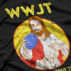 What Would Jesus Throw – Frisbee Golf Vintage Graphic T-Shirt