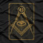 Freemason All-Seeing Eye Masonic Symbol T-Shirt