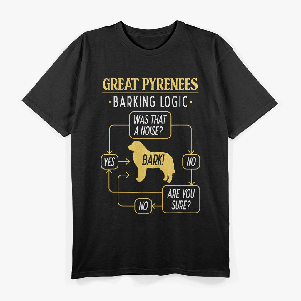 Great Pyrenees Barking Logic T-Shirt