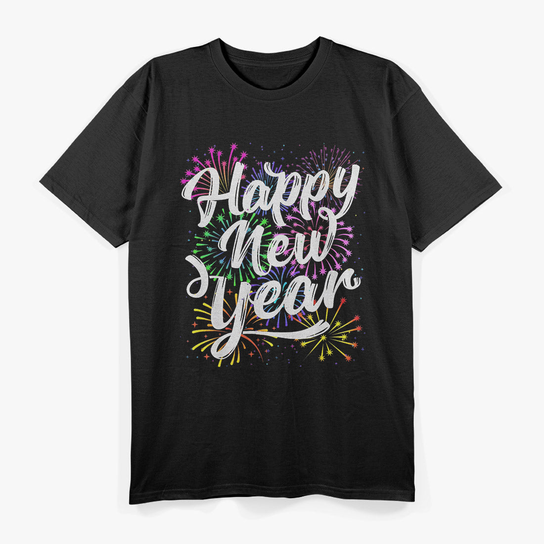 New Year Celebration – Fireworks Family Matching T-Shirt