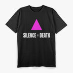 Power and Protest - Silence = Death Bold Statement T-Shirt