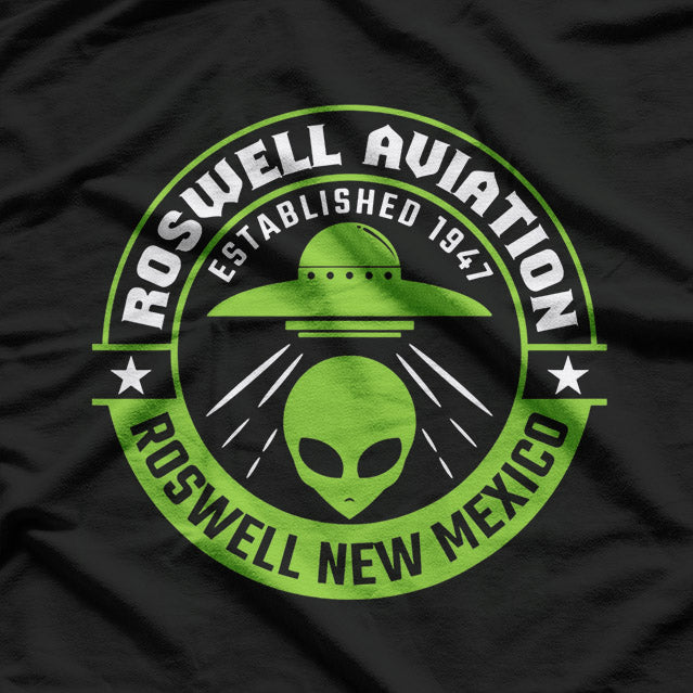 Roswell Aviation: UFO Flight School T-Shirt