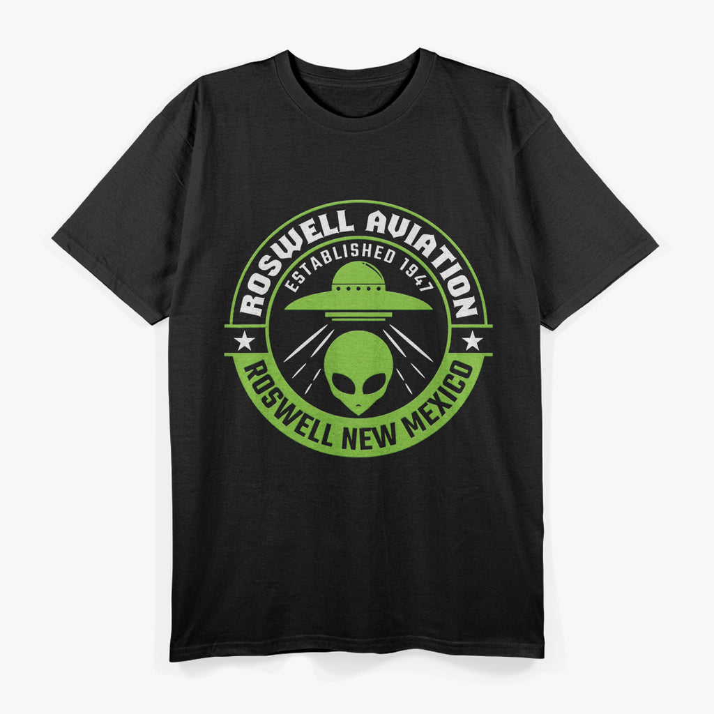 Roswell Aviation: UFO Flight School T-Shirt