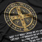 Saint Benedict Medal Traditional Latin Catholic T-Shirt