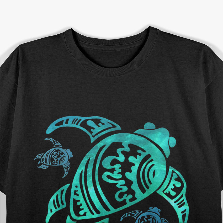 Tribal Ocean Blue Mexico Tulum Sea T-Shirt