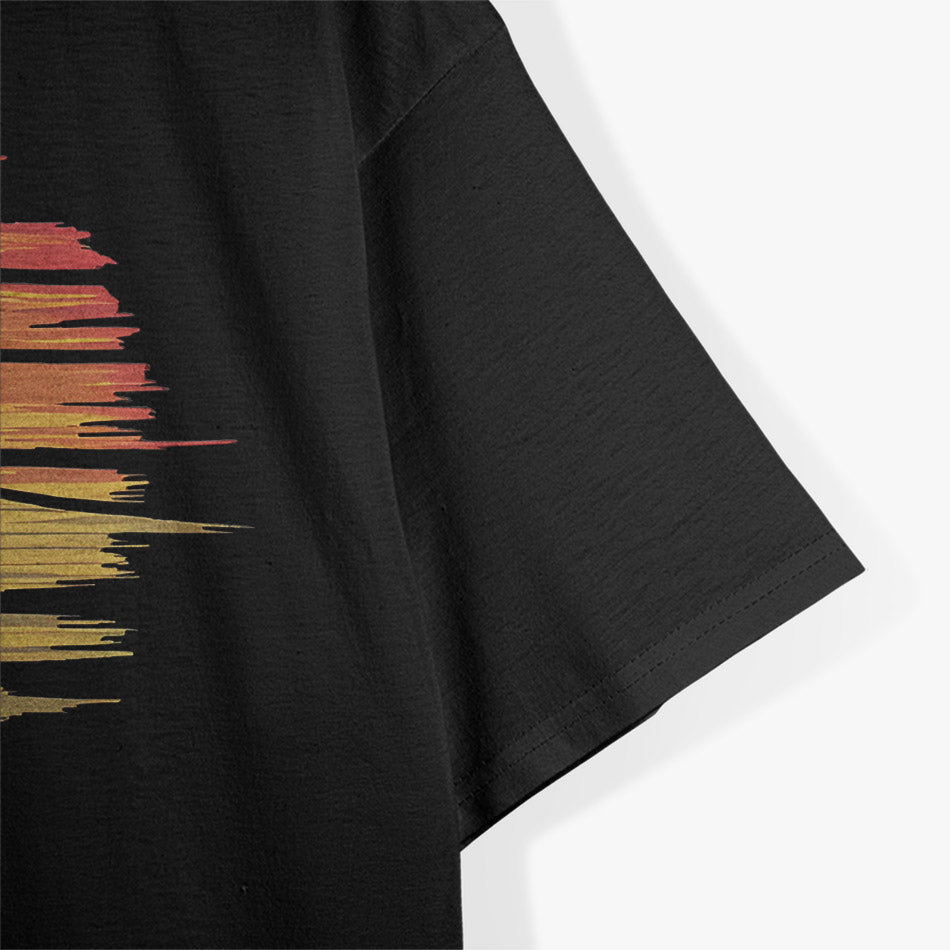 Vintage Electrician  Retro Lineman Power Pole Graphic  T-Shirt