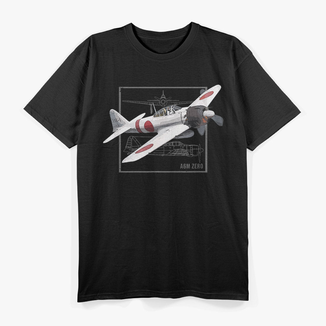 A6M Zero Japanese WWII Fighter Plane T-Shirt