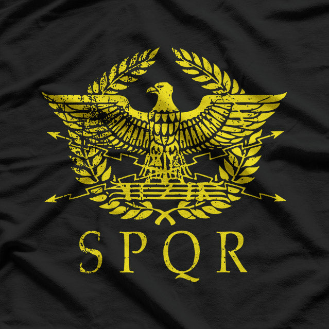 Ancient Rome SPQR - Latin Sentences & Roman Symbols T-Shirt