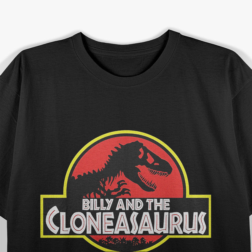 Retro Parody – Billy and the Cloneasaurus Humor T-Shirt