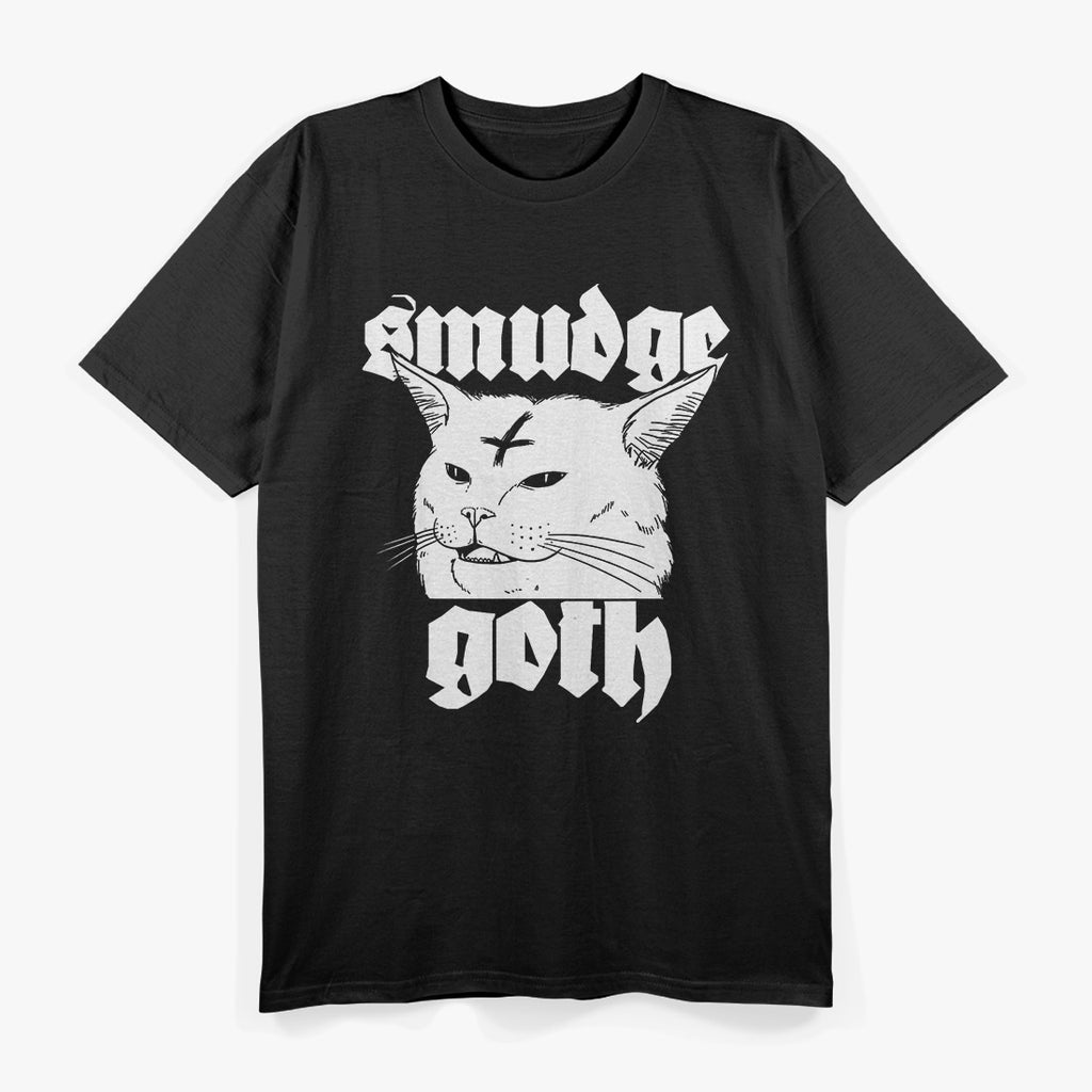 Cute Satanic Cat Funny Goth Death Metal T-Shirt