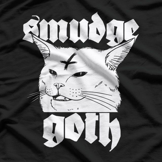 Cute Satanic Cat Funny Goth Death Metal T-Shirt