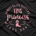 Cute Princess Cowboy Boots Western Rodeo Cowgirl Country T-Shirt