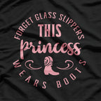 Cute Princess Cowboy Boots Western Rodeo Cowgirl Country T-Shirt