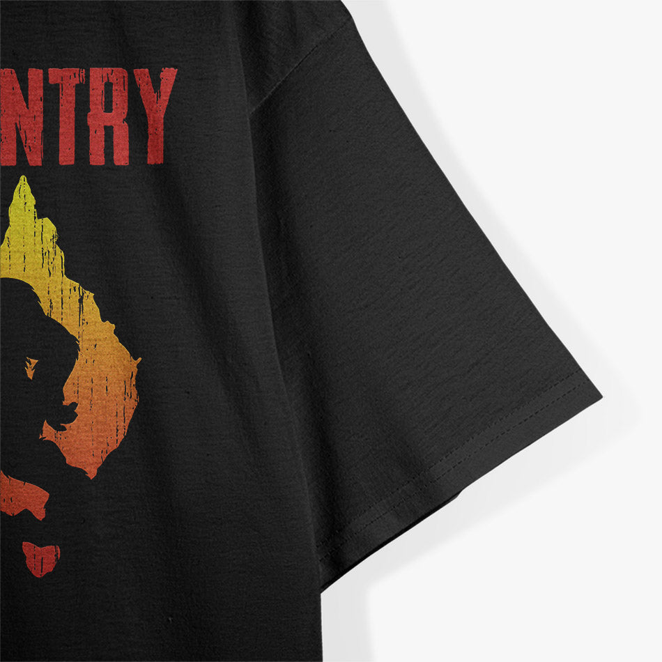Bigfoot Country Funny Cryptid Design T-Shirt