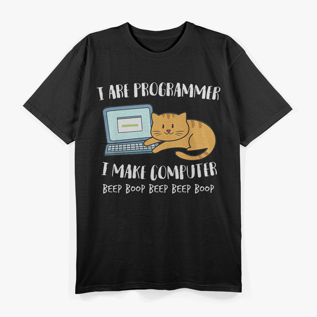 I Are Programmer - Funny Cat and Coding Meme T-Shirt