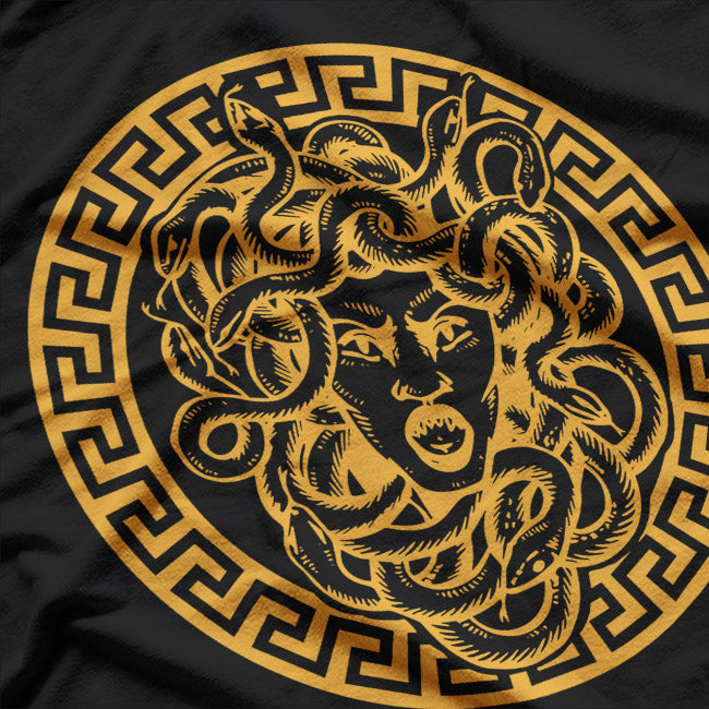 Medusa Head Statue - Mythical Gorgon T-Shirt